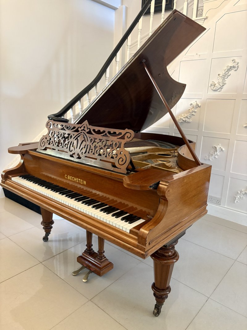 Exceptional Quality Antique C.Bechstein Victorian Rosewood Boudoir Grand Piano Model V (1898) - Image 16